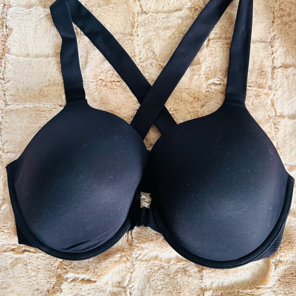 Spanx Black Cross-Back Bra - image 1